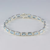 Marie Minimalist Tennis Bracelet with Gemstones